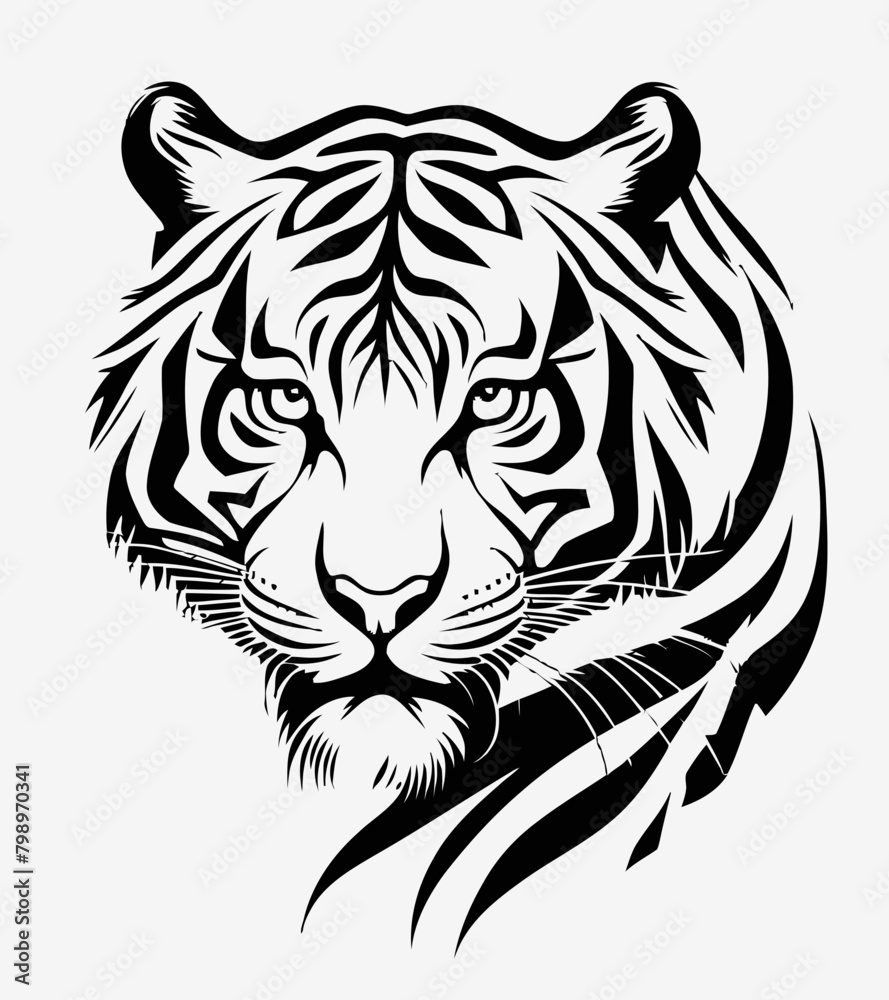 Tribal Tiger Art Tribal Tiger Art