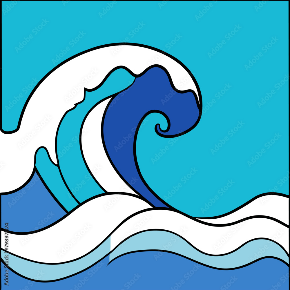 wave cute background art hi wave cute background art hi