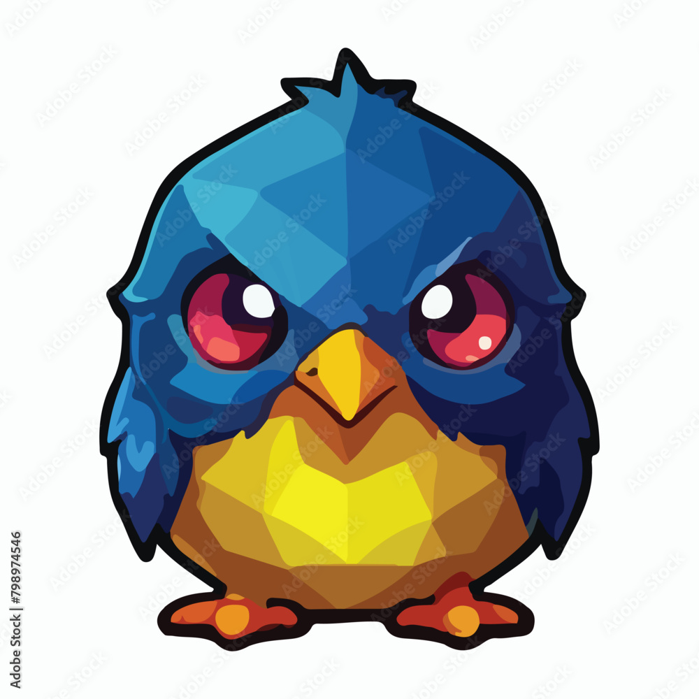Bird animal vector design illustration