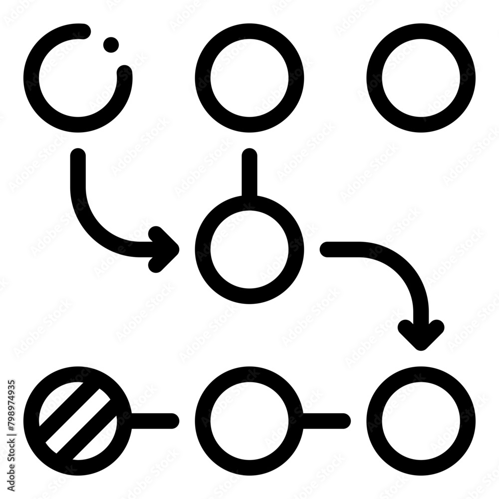 planning roadmap icon planning roadmap icon