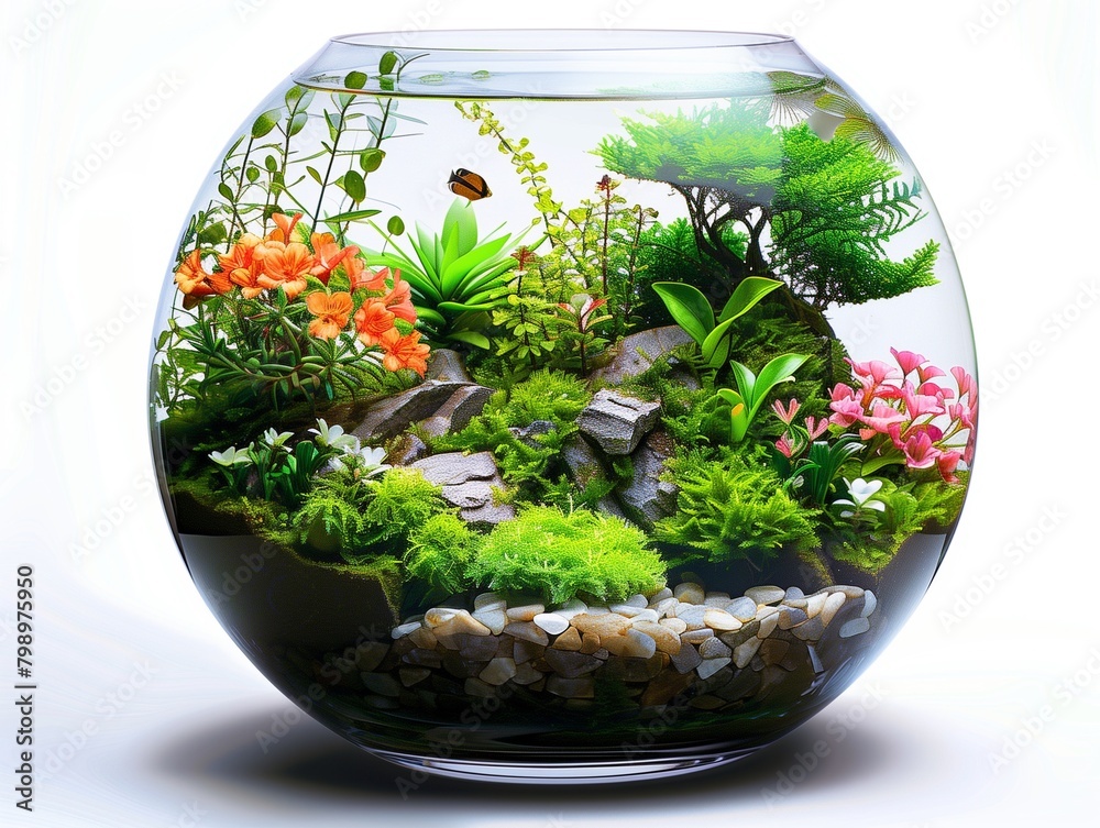 florarium with algae florarium with algae