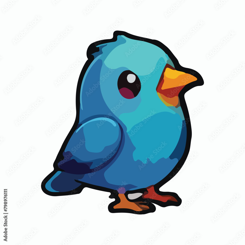 Bird animal vector design illustration