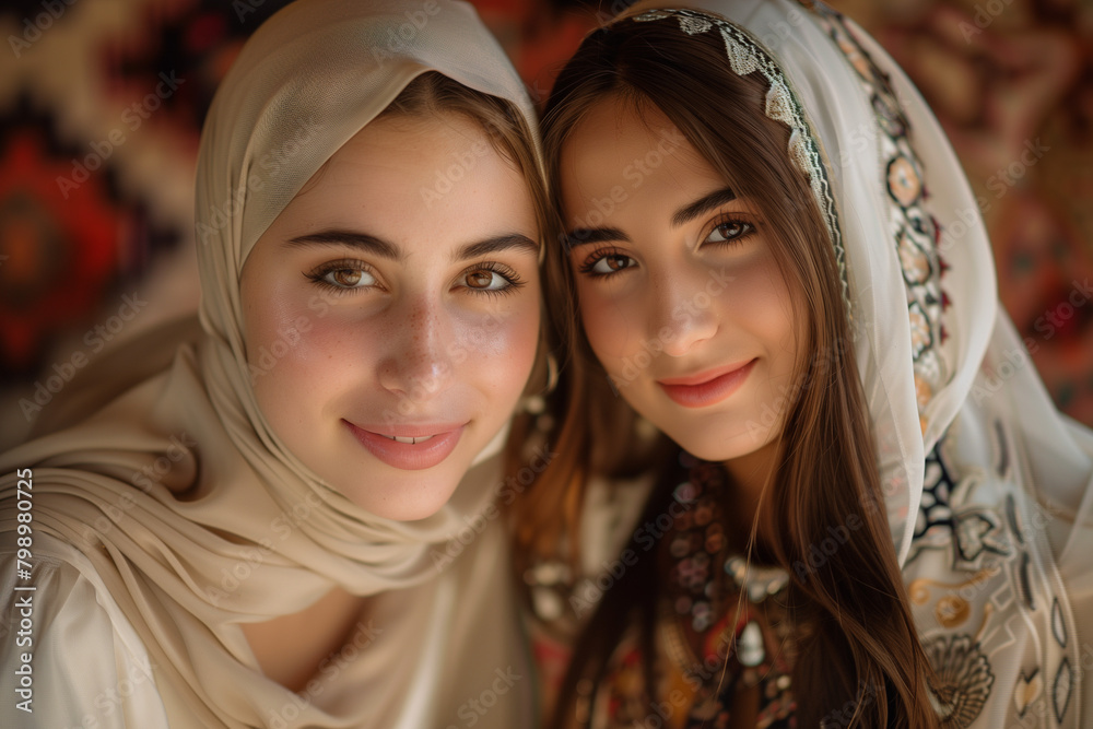 beautiful arabian muslim ladies, friends beautiful arabian muslim ladies, friends