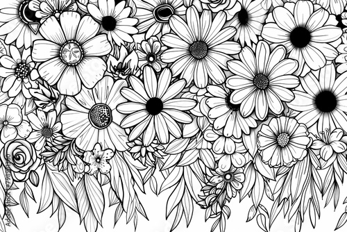  Intricate Floral Zen Doodle