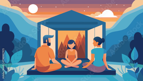 The calming sounds of nature fill the infrared sauna as a family sits together detoxifying and adjusting their body clocks after a long journey. They.