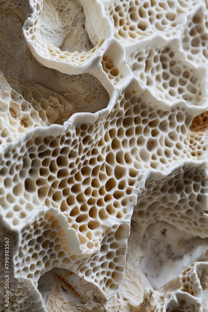 Textured surface of coral skeletons, showcasing intricate structures and calcium carbonate formations. Coral skeleton textures offer a marine-inspired backdrop Textured surface of coral skeletons, showcasing intricate structures and calcium carbonate formations. Coral skeleton textures offer a marine-inspired backdrop