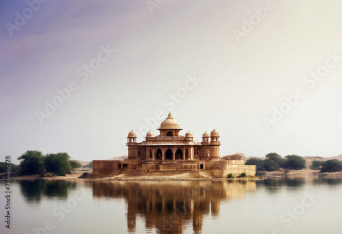 Indian Gadi Rajasthan landmark Sagar