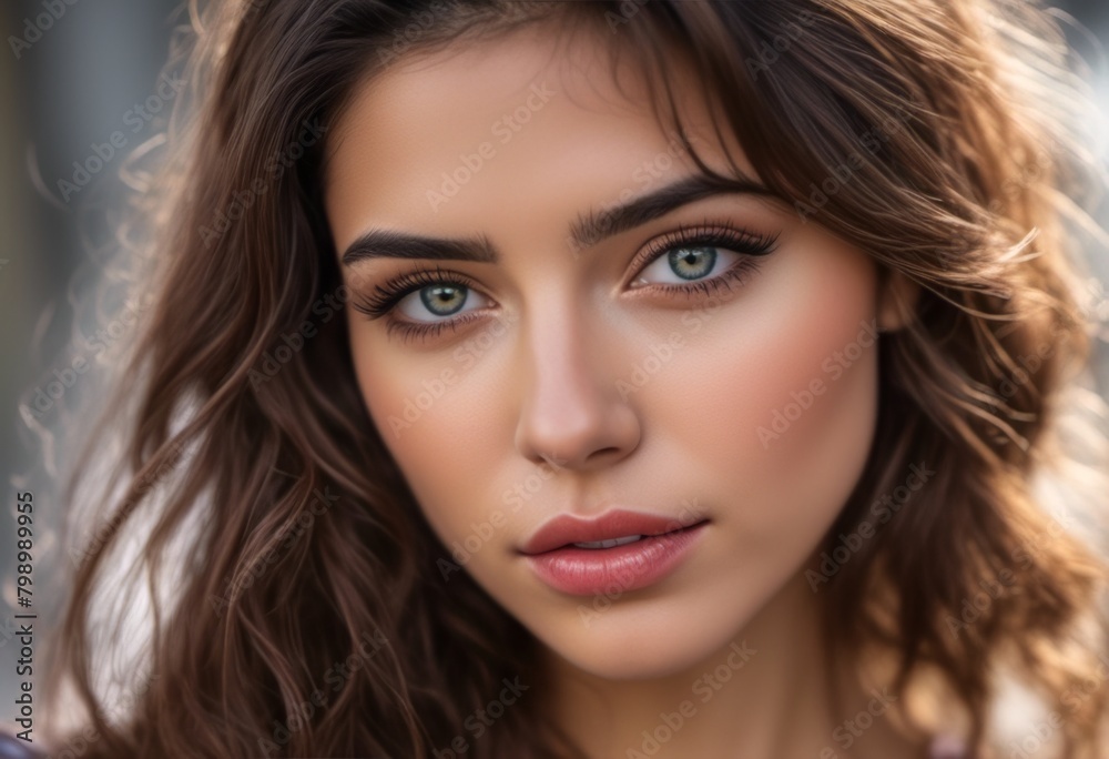 A Portrait Of Breathtakingly Gorgeous, Exotic, Beautiful Woman.
A Portrait Of Breathtakingly Gorgeous, Exotic, Beautiful Woman.