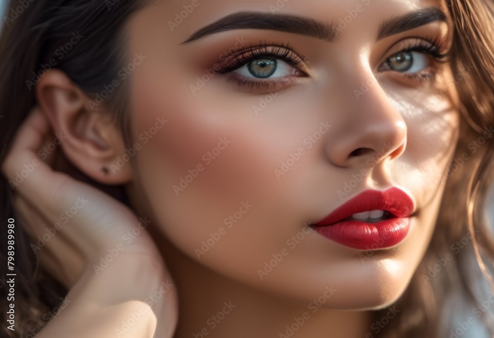 A Portrait Of Breathtakingly Gorgeous, Exotic, Beautiful Woman.
A Portrait Of Breathtakingly Gorgeous, Exotic, Beautiful Woman.