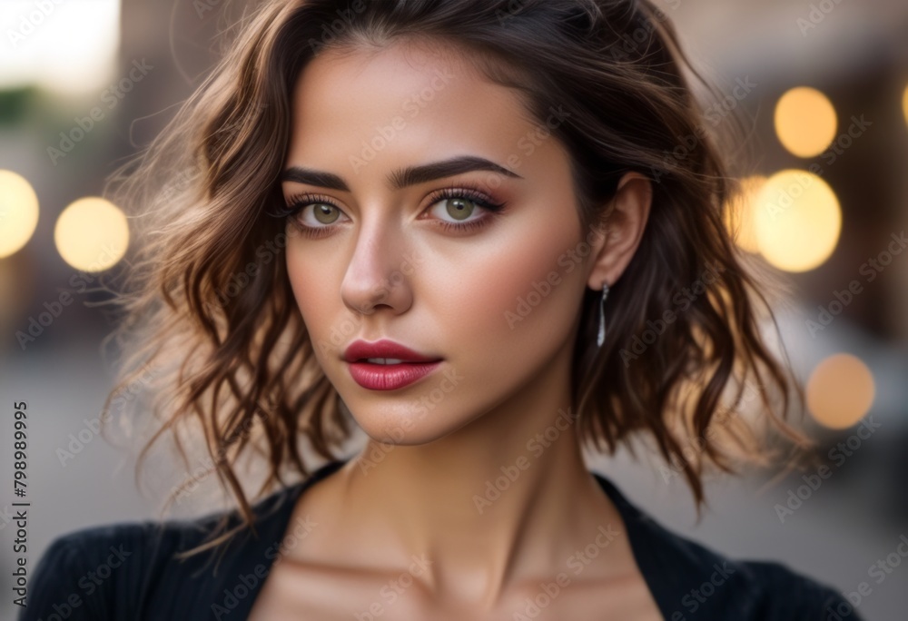 A Portrait Of Breathtakingly Gorgeous, Exotic, Beautiful Woman.
A Portrait Of Breathtakingly Gorgeous, Exotic, Beautiful Woman.