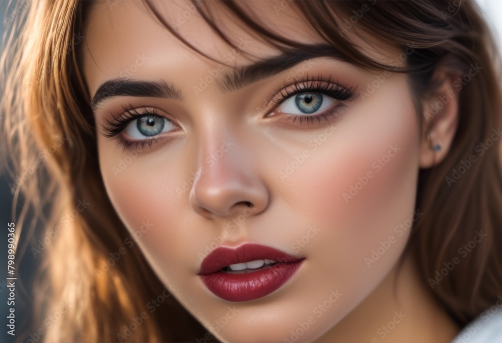 A Portrait Of Breathtakingly Gorgeous, Exotic, Beautiful Woman.
A Portrait Of Breathtakingly Gorgeous, Exotic, Beautiful Woman.