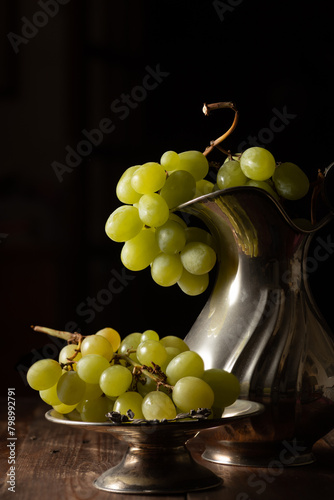 still life with grapes