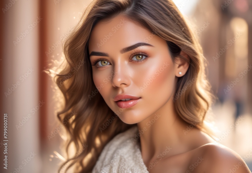 A Portrait Of Breathtakingly Gorgeous, Exotic, Beautiful Woman.
A Portrait Of Breathtakingly Gorgeous, Exotic, Beautiful Woman.