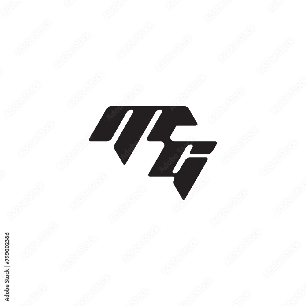 esport concept monogram initial logo letter dynamic and cool design GM esport concept monogram initial logo letter dynamic and cool design GM