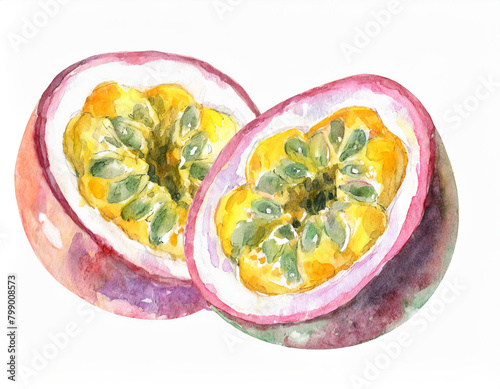 passion fruit illustration