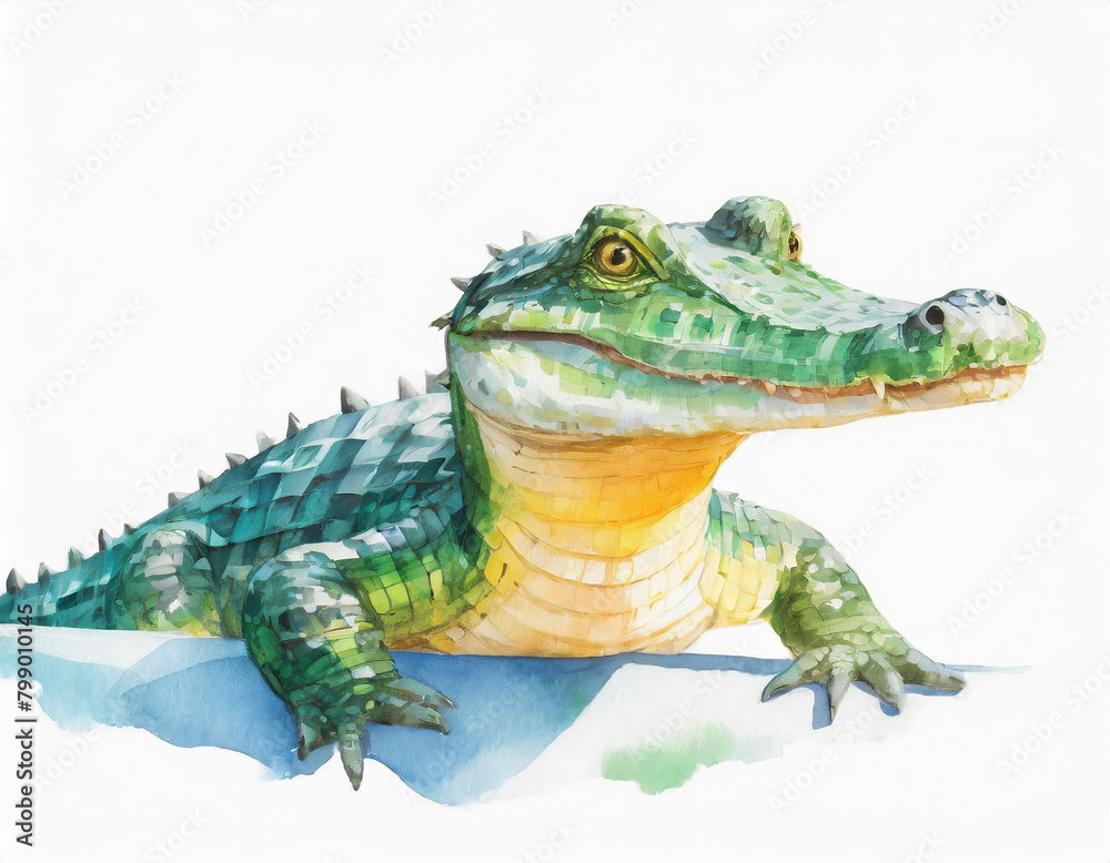 Obraz premium Crocodile illustration