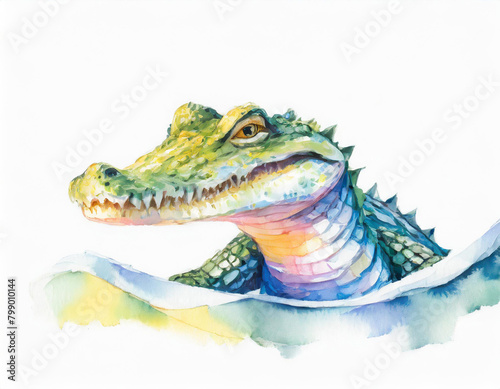 Crocodile illustration