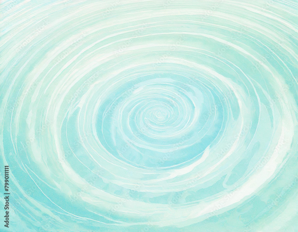 Illustration of water drop ripples