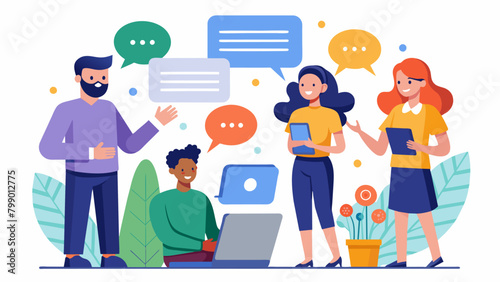 The hiring team offered texttospeech technology for applicants with dysgraphia allowing them to express their thoughts and ideas in a more efficient. Vector illustration