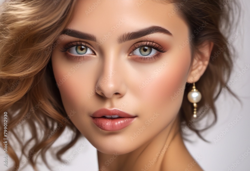 A Portrait Of Breathtakingly Gorgeous, Exotic, Beautiful Woman.
A Portrait Of Breathtakingly Gorgeous, Exotic, Beautiful Woman.