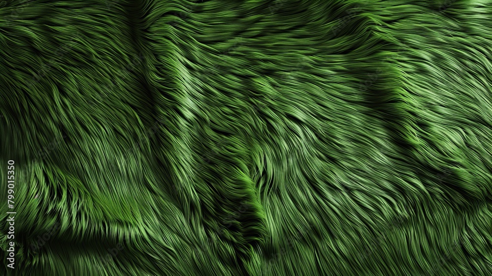 Soft green fur, textured background Soft green fur, textured background
