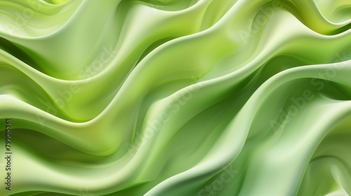 Abstract light green wavy background