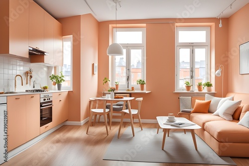 apartment with stylish design