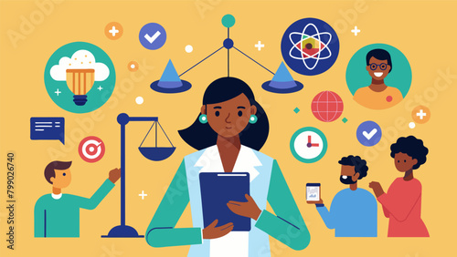 The Intersection of Science and Social Justice Using Data and Technology to Create Empowerment A thoughtprovoking project showcasing the ways in which. Vector illustration