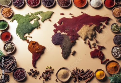 world different Map spices made kinds