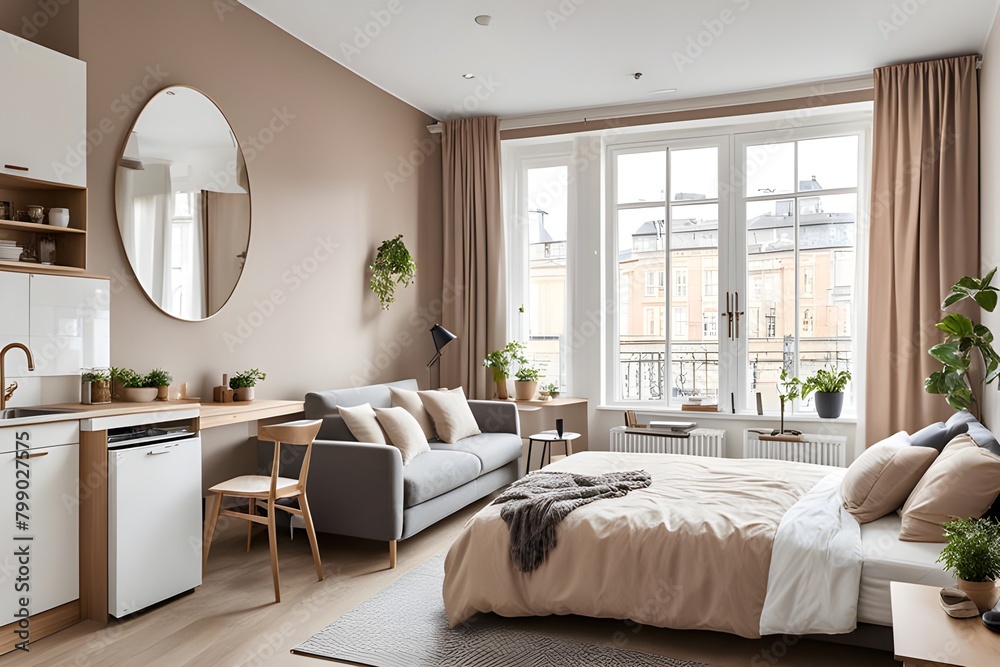 Fototapeta premium apartment with stylish design