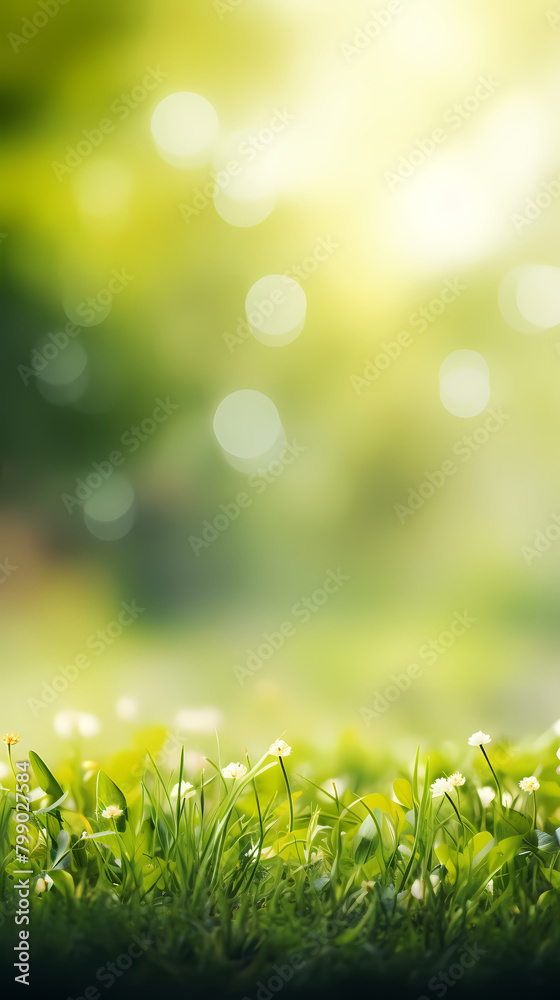 Spring green grass background Spring green grass background