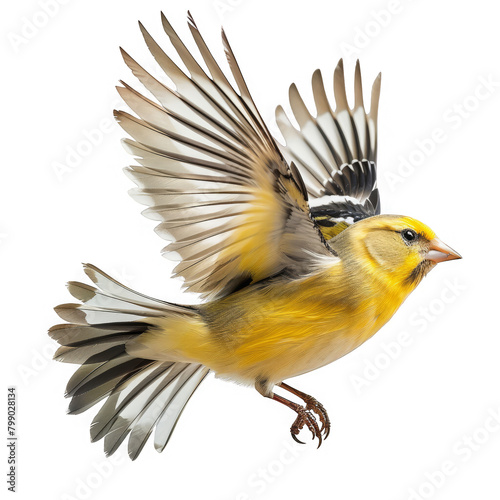American goldfinch, Majestic Finch in Flight