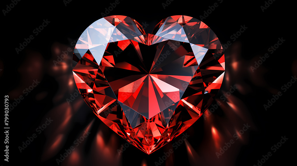 red heart shaped diamond red heart shaped diamond