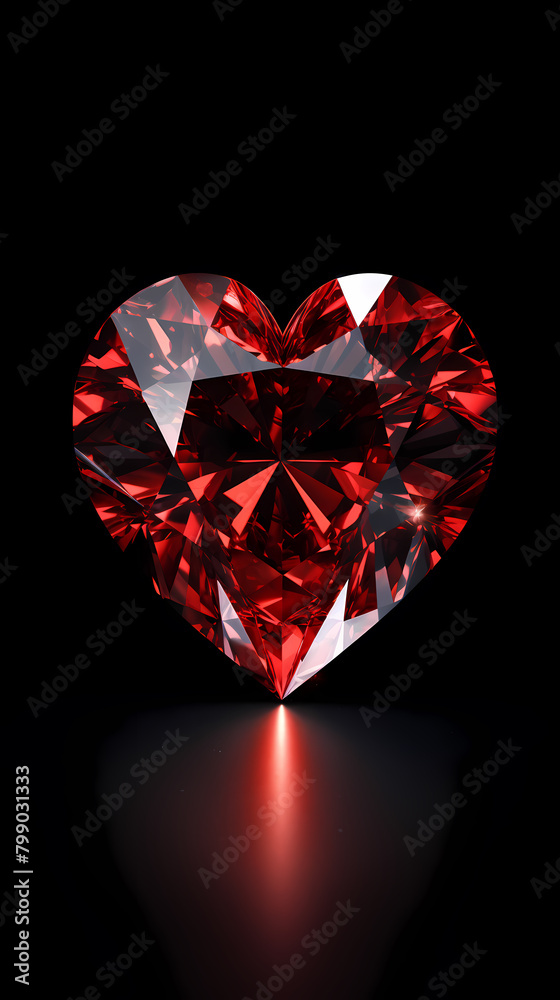 red heart shaped diamond red heart shaped diamond