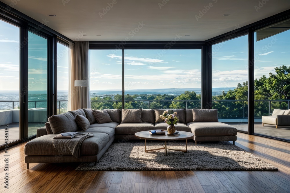 modern living room interior design with sofa and window modern living room interior design with sofa and window