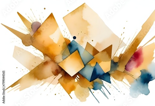 Abstract Gold inspired Digital Art Painting Graphic Artwork Golden Background Design