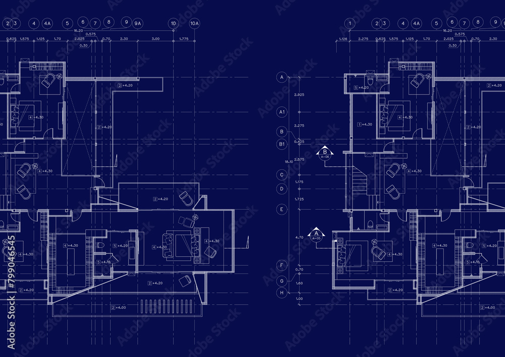 Write a blueprint architecture for building.