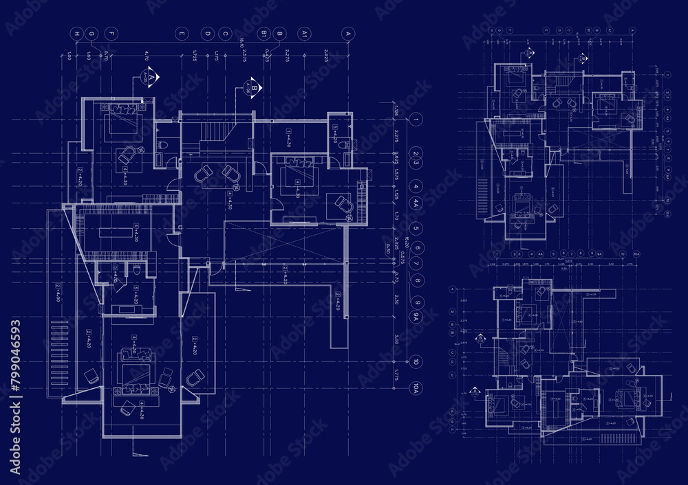 Write a blueprint architecture for building.