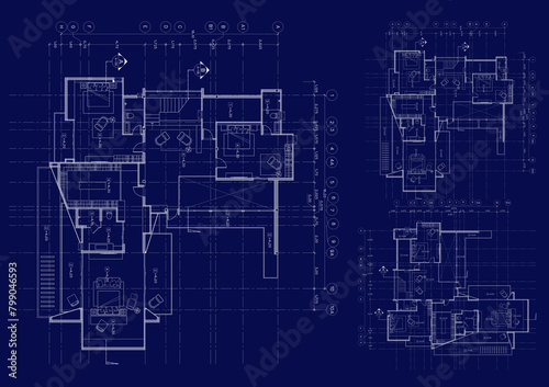 Write a blueprint architecture for building.