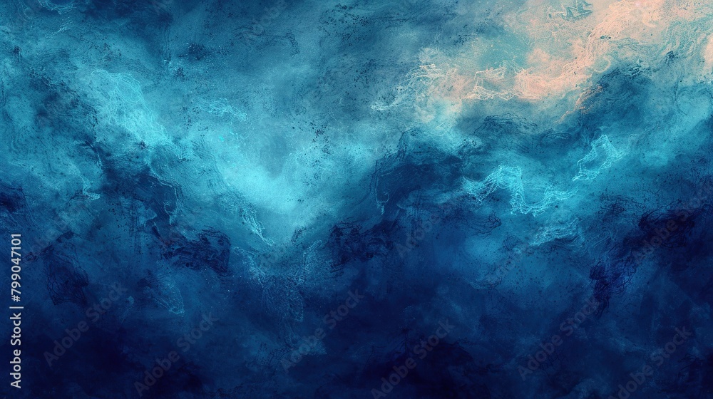 Abstract blue grunge background.