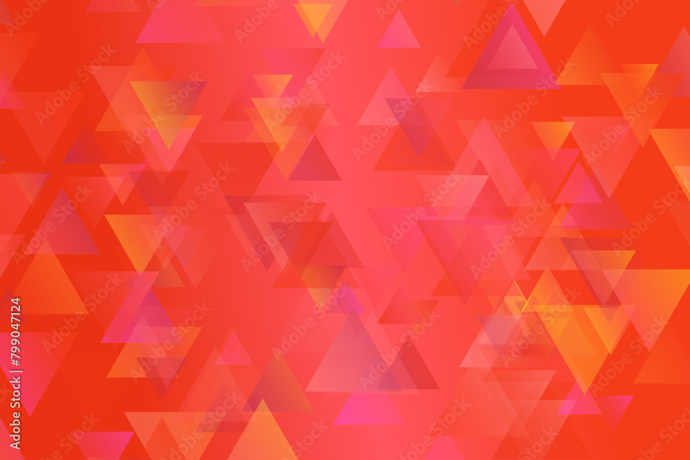Gradient geometrical triangle web background - chaotic abstract vector graphic with triangles
