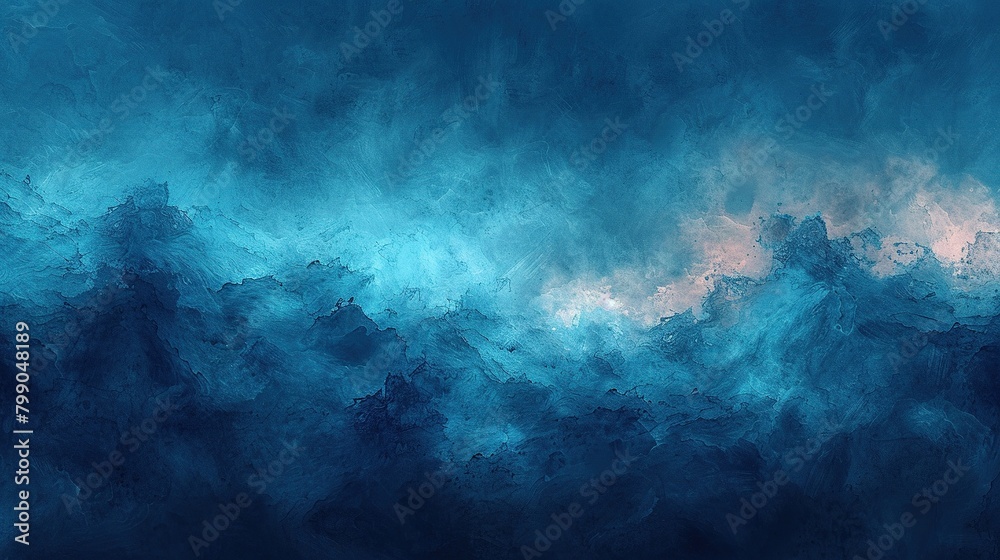 Deep blue abstract background with rough, textured surface.
