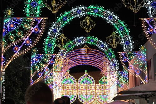 luminarie, puglia, italy photo