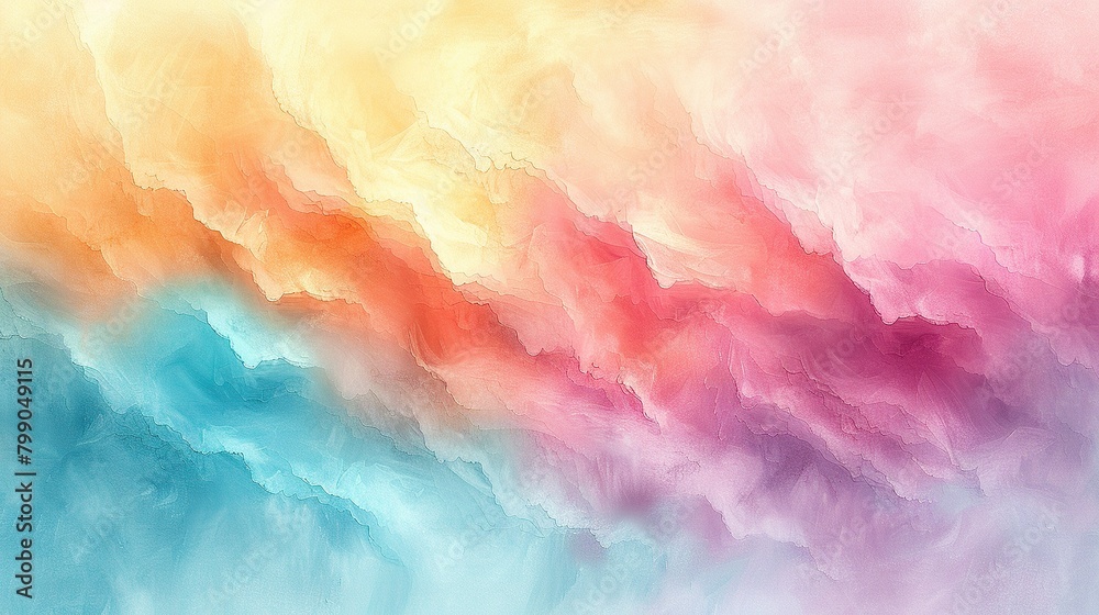 Delicate and soft, this abstract painting in pastel shades is perfect for adding a touch of elegance to any room. Delicate and soft, this abstract painting in pastel shades is perfect for adding a touch of elegance to any room.