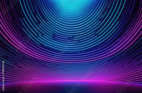 Abstract neon background. Neon beams place for text