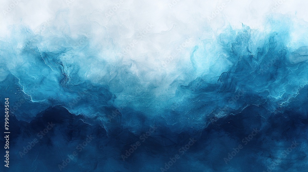 Abstract blue and white fluid painting. Abstract blue and white fluid painting.