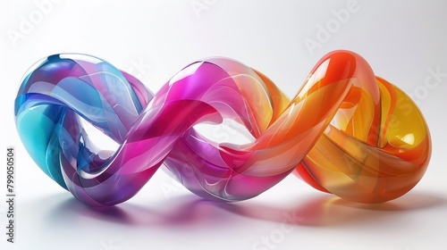 Group of Colorful Swirls Next to Each Other