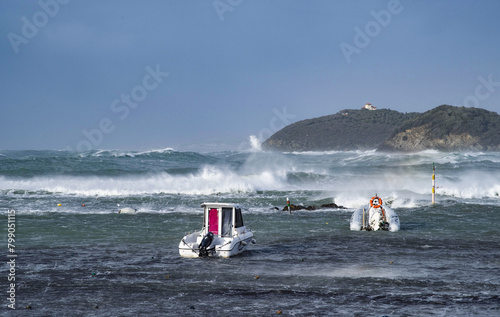 Golfo di Baratti: mareggiata