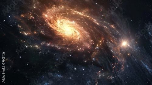 Spiral Galaxy Artists Rendering