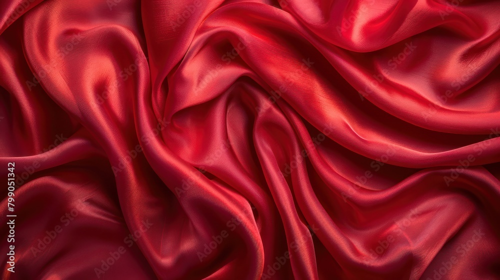 Close Up of Red Fabric Close Up of Red Fabric